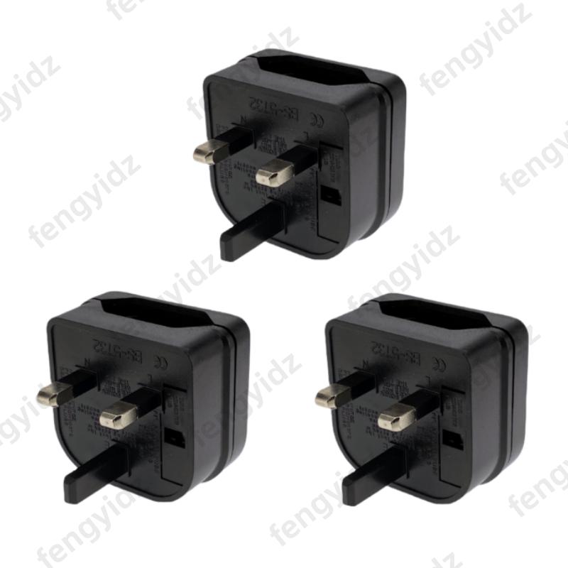 1Pc European Euro EU 2 Pin To UK 3Pin Power Socket Travel Plug Adapter Converter New