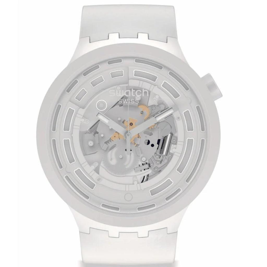 Swatch SWATCH BIG BOLD NEXT SB03W100 Relógio de Pulso Branco