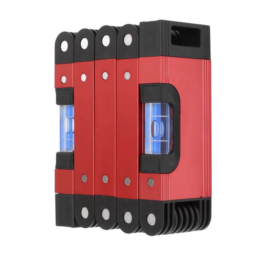 Składana poziomica 28 cali Wielofunkcyjna Wielokątowa Do obróbki drewna Dokładna Magnetyczna 4 poziomy