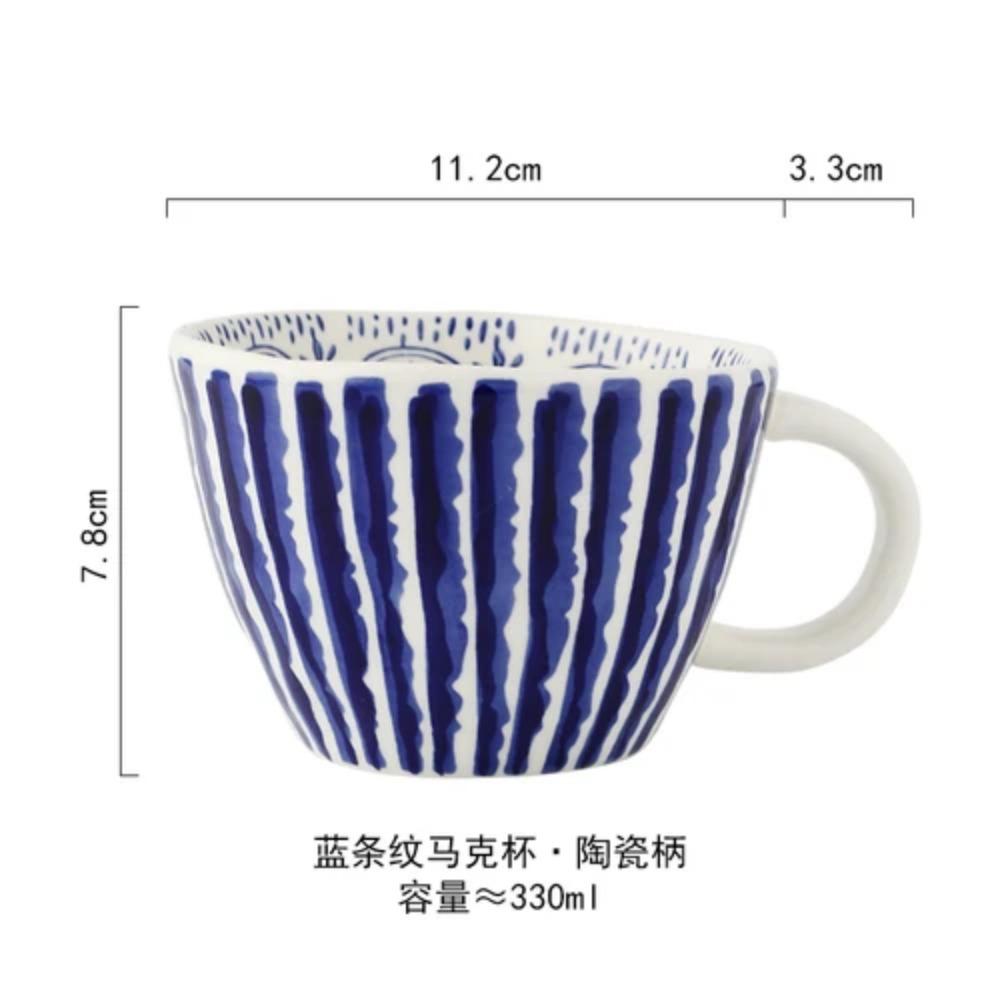 330ml Ceramic Mug with Handle Coffee Cup Afternoon Tea Cup Milk Tea Cups Milk Mug Coffee Mugs Drinkware Teacup Water Cups