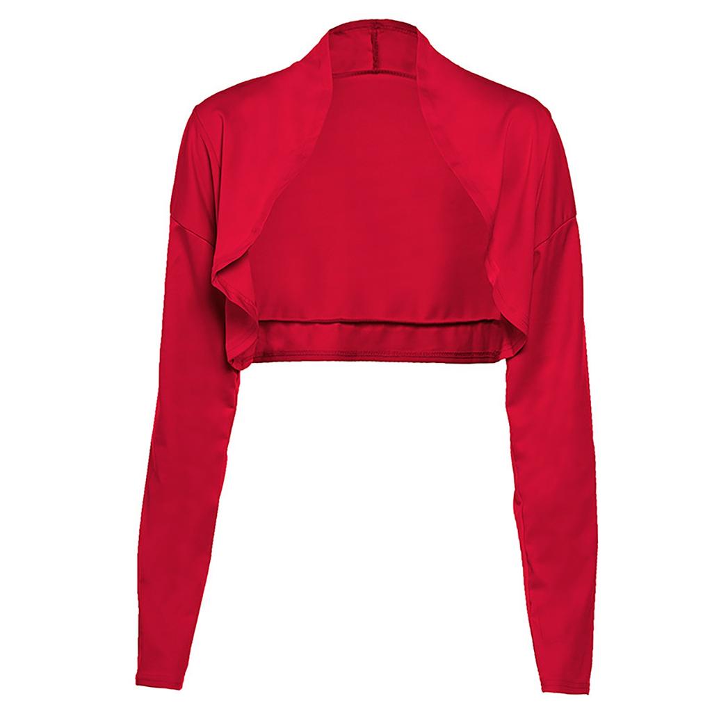 Women's Casual Fashion Solid Color Hundred Color Chopping Shoulder Cardigan Jacket