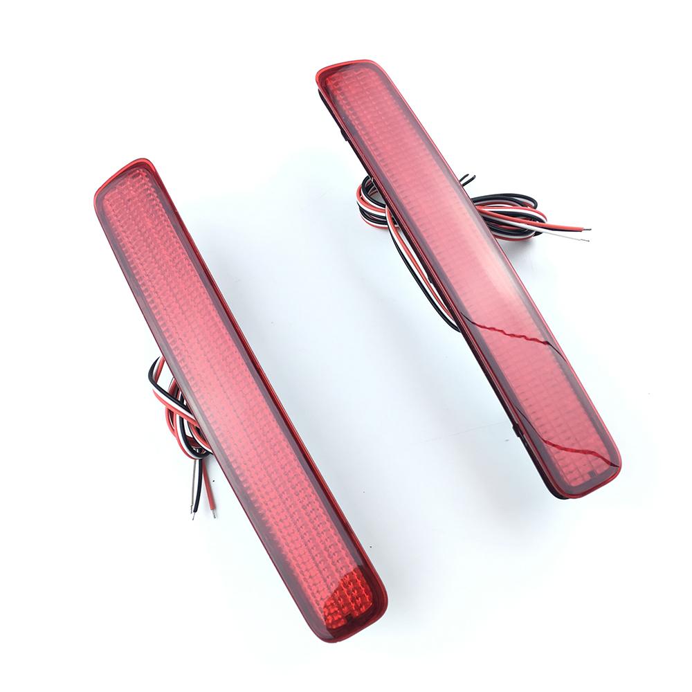 1 Pair LED Rear Bumper Reflector Tail Brake Light For TOYOTA NOAH VOXY 80 and Pruis 40 Series