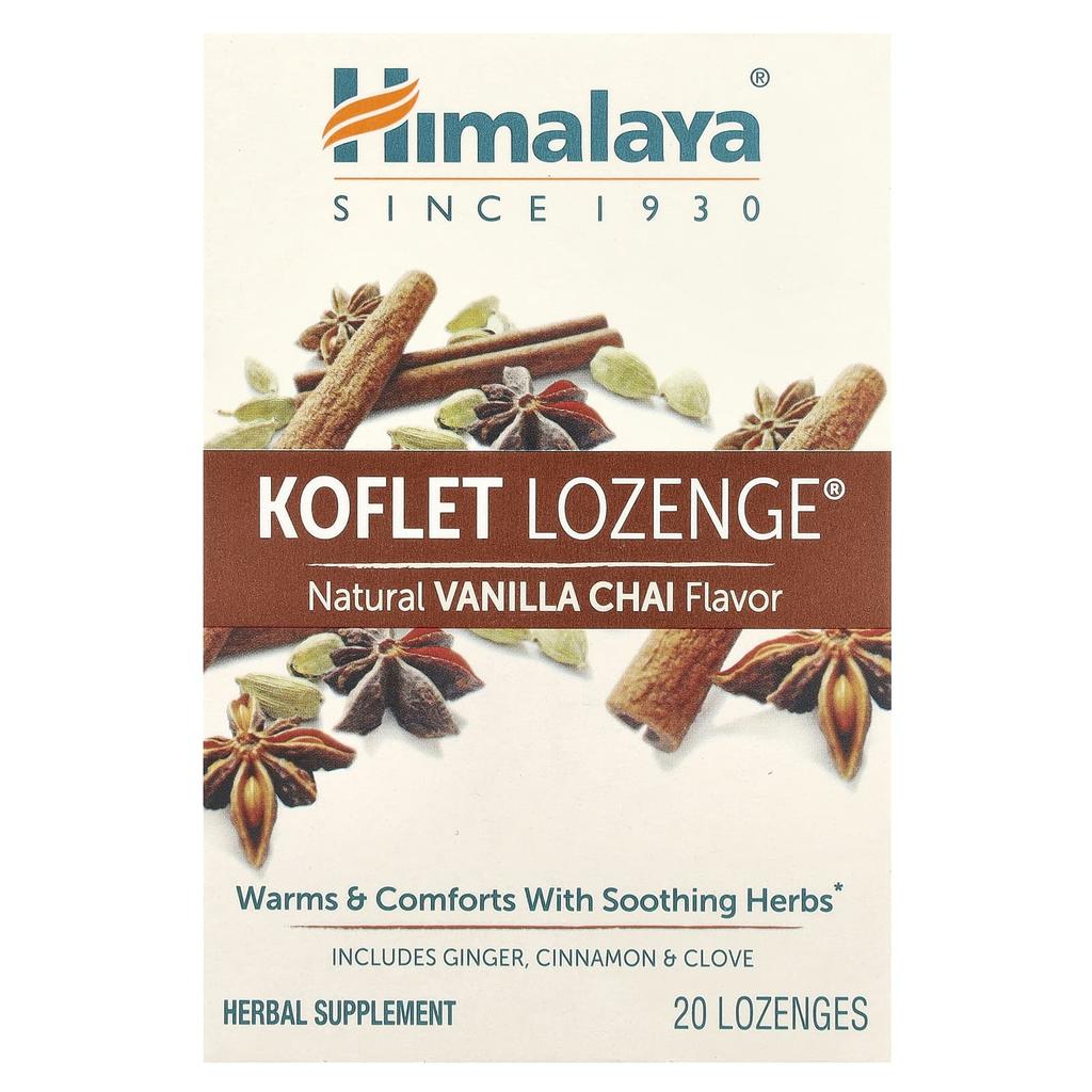 Koflet Lozenge®, Natural Vanilla Chai, Lozenges 20
