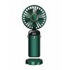 2026 Portable USB Mini Handheld Fan with Digital Display for Outdoor Camping and Students