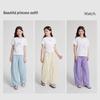 Desa Girls' Fashion Split Wide-Leg Pants