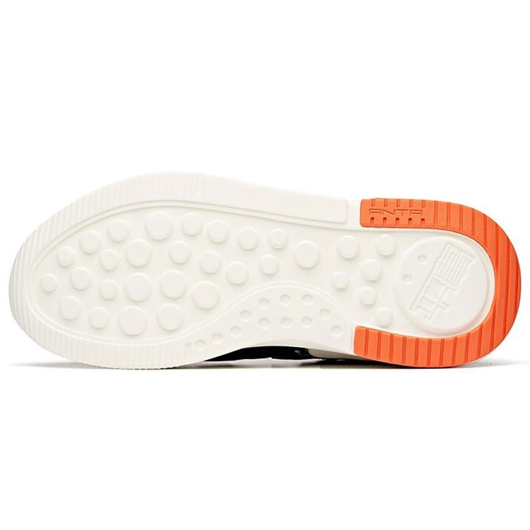Anta Life Collection Casual Shoes Men's Low Top Black/White/Orange 112048808-1
