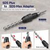 1Pc SDS Plus To SDS Max Adapter For Rotary Hammer Drill Converter 210mm Tools Accessory Impact Drill Socket Adapter Unique Desig