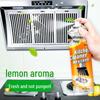 Kitchen Degreaser: Heavy Oil and Burnt Stain Cleaner for Range Hoods and Cabinets, Safe on Surfaces.