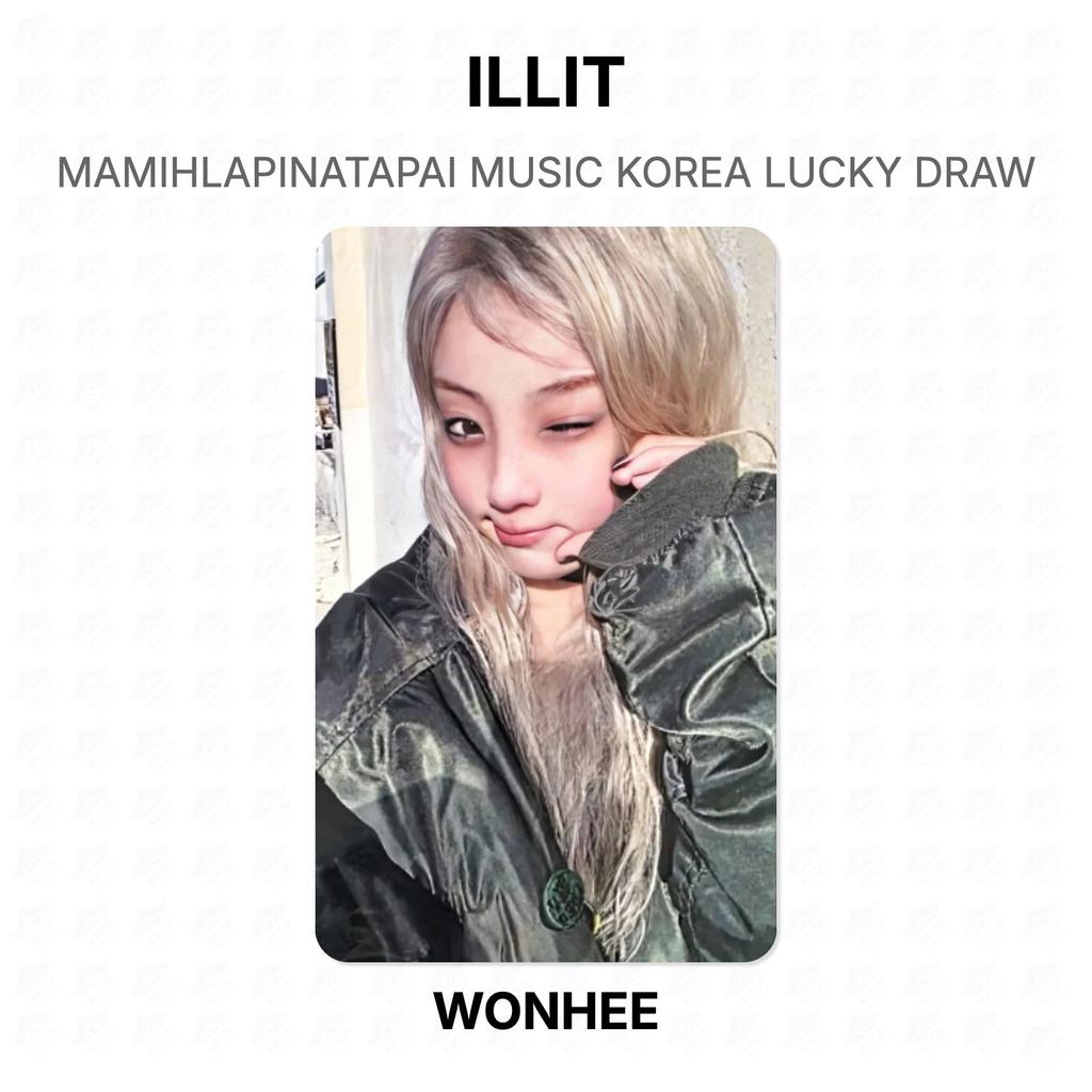 ILLIT MAMIHLAPINATAPAI MUSIC KOREA LUCKY DRAW Official Photocard