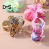 Women Hair Clip Candy-Colored Flower Styling Hair Claw Plastic Back Head Shark Hair Clip Hair Styling Tool