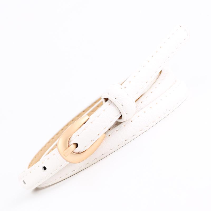 Fine Belt, Ladies' Casual Decorative Dress, Shirt Pin Buckle, Small Belt.