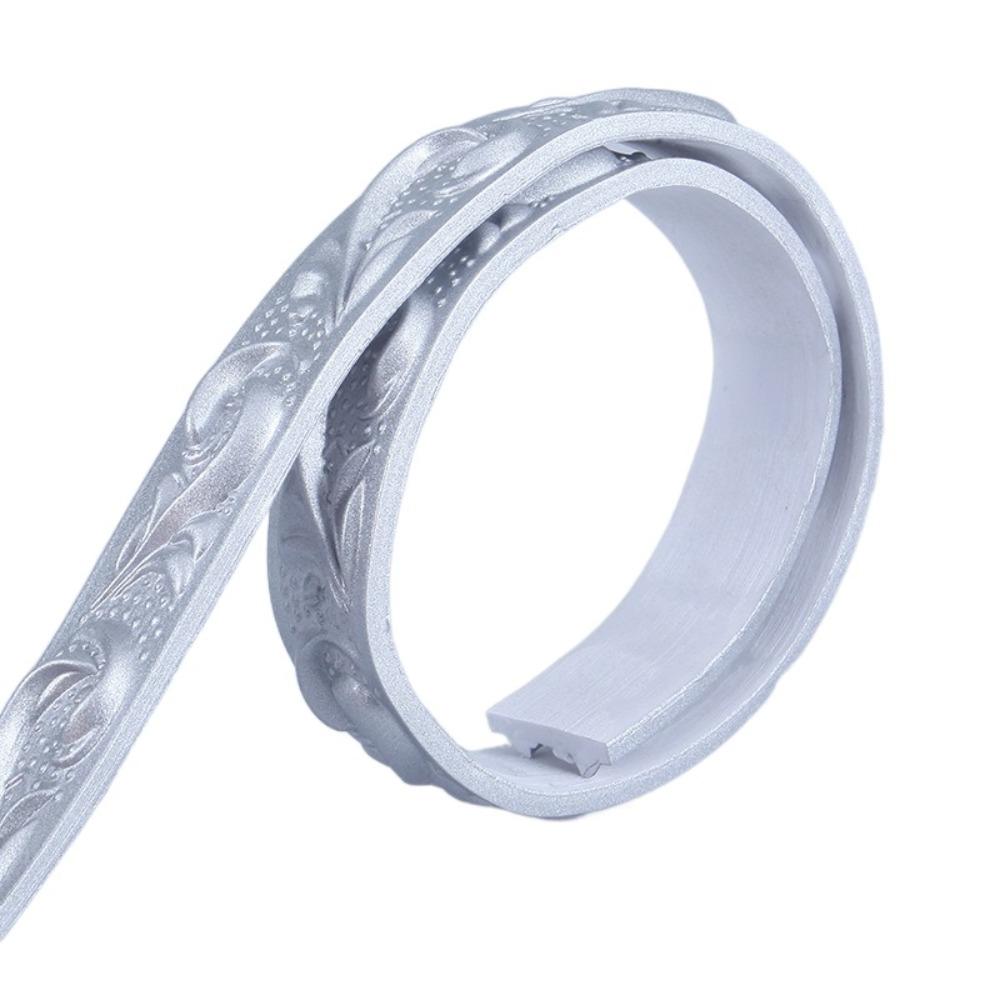 Interior Design Self-Adhesive Wall Molding Trim Flexible Peel and Stick Mirror Frame 5m PVC Tile Edge Trim Ceiling