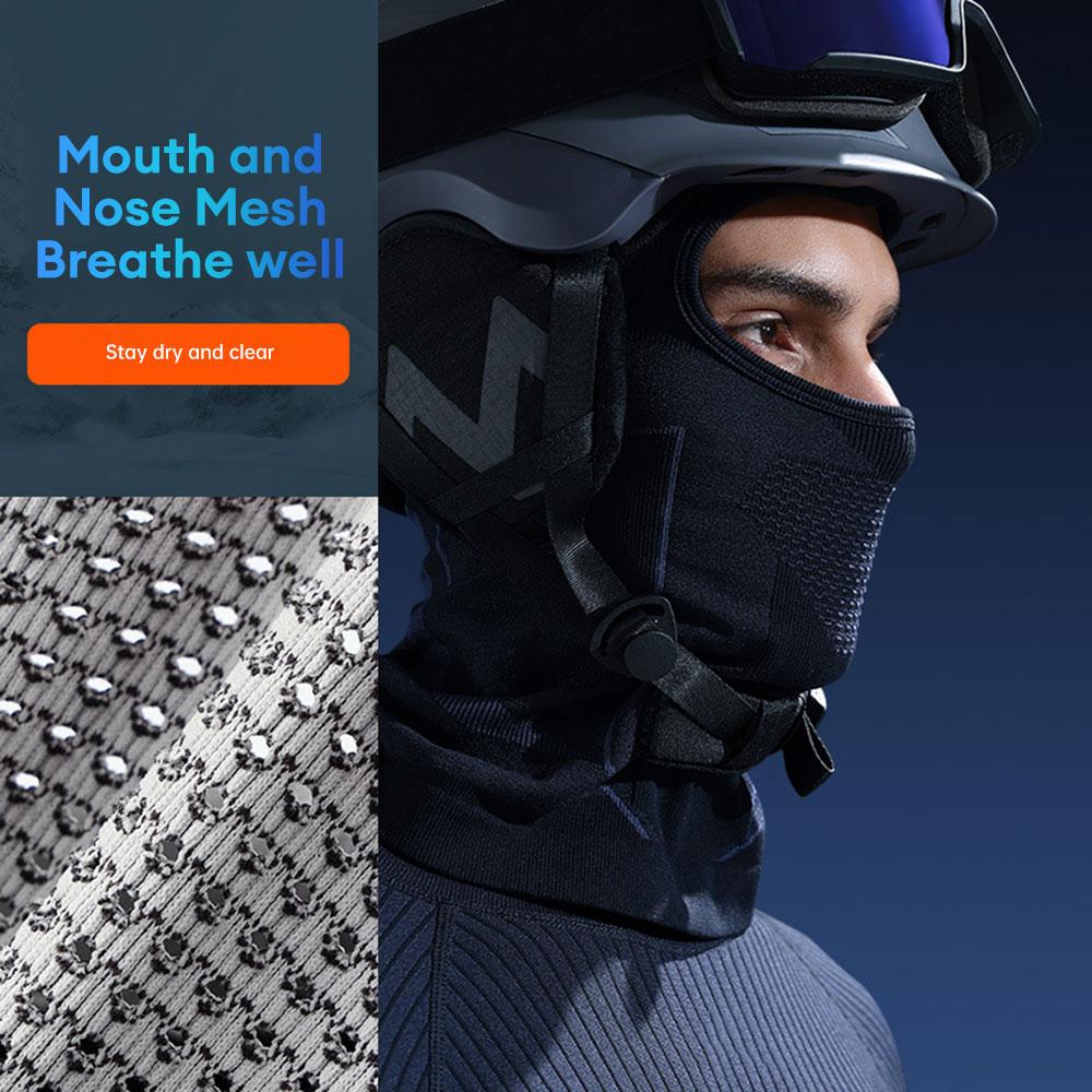 Uomo Donna Sciarpa Termica Antivento Inverno Cappello da Sci Balaclava Maschera Integrale Sci Ciclismo Caccia Copertura Testa Collo Fodera Casco Berretto