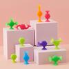 25 szt./zestaw Teksturowane przyssawki Klocki dla dzieci, Klocki przyssawki do układania w stosy do pokoju zabaw, kąpieli i podróży