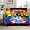 Coven-try Football Club Crest Printed Throws Blanket Soft Flannel Blankets for Couch Bed Gifts for Men Women Picnic blanket Christmas gifts