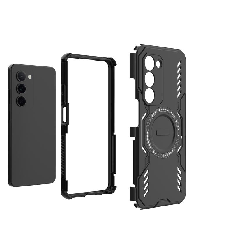 For Oppo A5m Case For Oppo A5m Shockproof Anti-knock Magnetic Adsorption Wireless Charge Back Cover For Oppo A5m Case 6.67 Inch