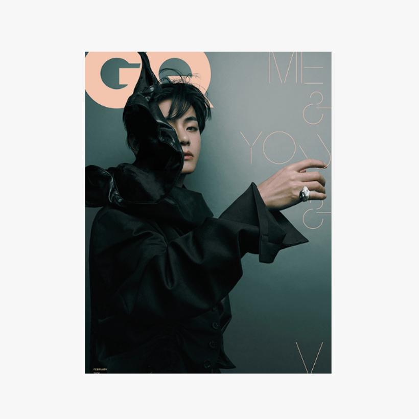GQ Korea Magazine February BTS V Cover