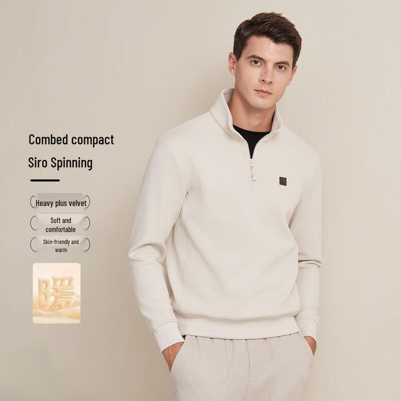 

MONTAGUT Men s Stand-Collar Winter Sweatshirt 2XL