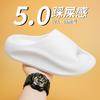 Summer fashion Korean version trend thick bottom stepping on shit sandals couple style home indoor non-slip bath one-word slippers