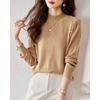 Firstview Women's Urban Casual Round Neck Long Sleeve Sweater