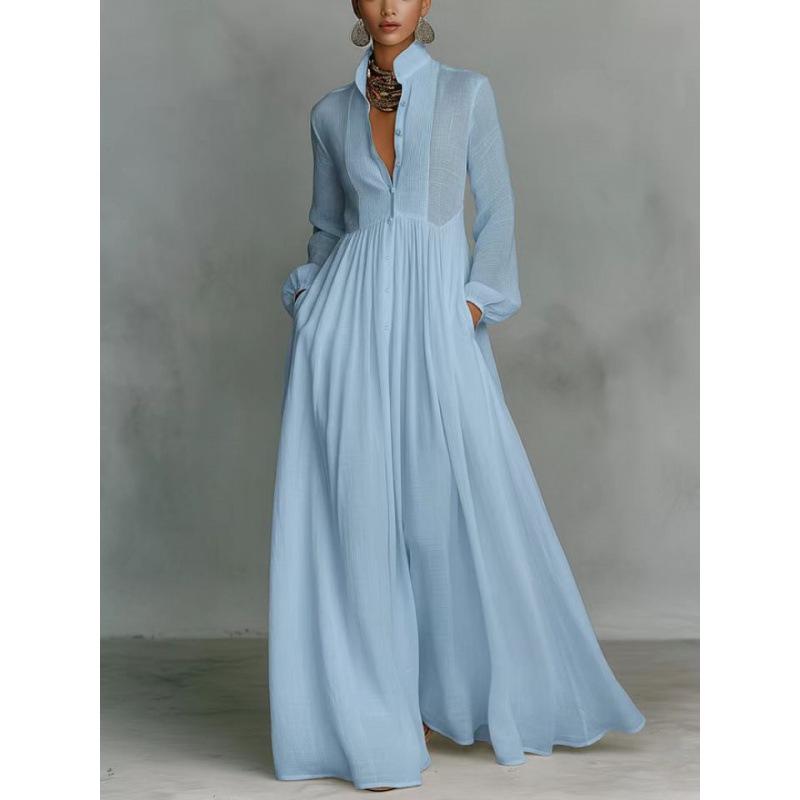 

2026 French White Long-Sleeve Pleated Holiday Dress with Waist-Cinching Slim Fit and Word Print XL белый