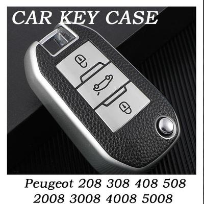 Nieuwe TPU Auto Klapsleutel Hoes Shell Voor Peugeot 208 308 408 508 2008 3008 4008 5008 Accessoires
