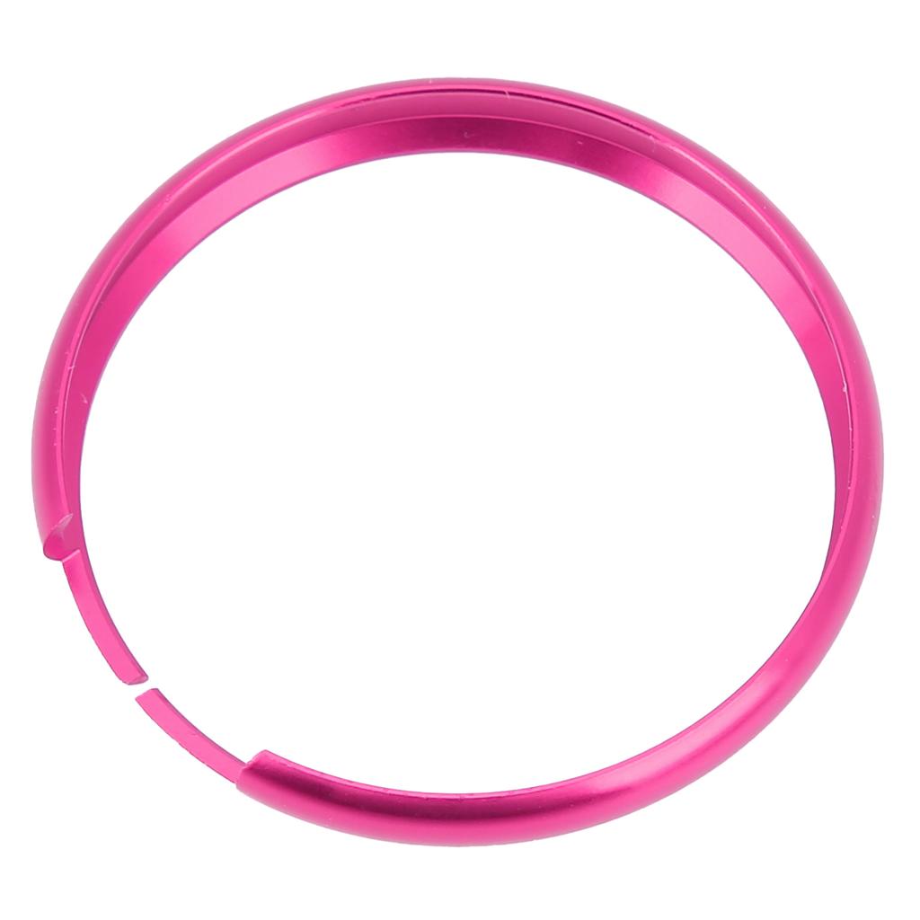 Kroužek na klíčenku dálkového ovladače Hliníková slitina Náhradní díl pro MINI R55 R56 R57 R58 R59 R60 Růžově červená