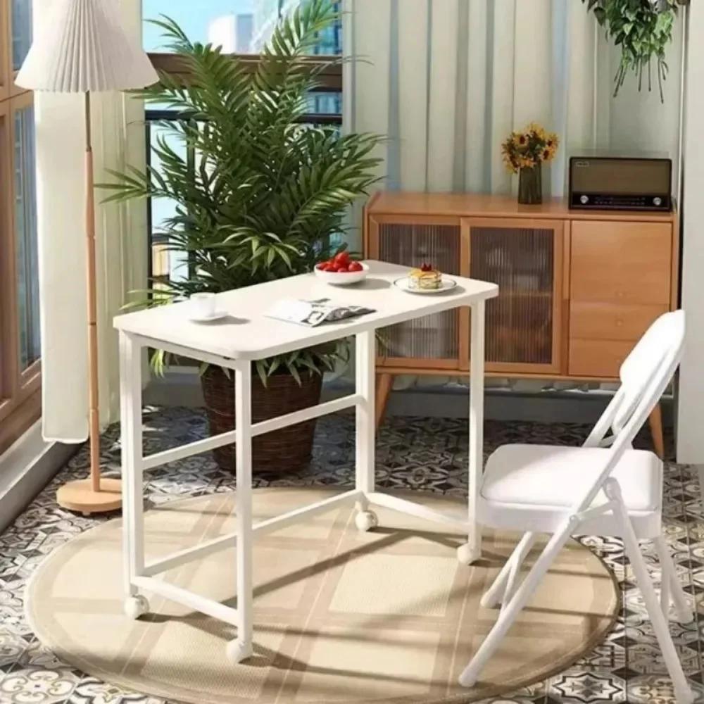 Foldable Table Computer Desk Adjustable Laptop Desk Multifunctional Office Furniture Household Desk Save Space Folding Table
