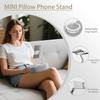 Lap Tablet Pillow Stand,Adjustable Aluminum Arm Holder With Snack Bowls,360° Rotating Clip For 4.7-13 Kindle,Phone,Tablet