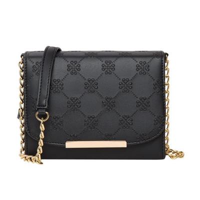 Women Girls Flower Grave Sling Bag se zlatým řetízkem