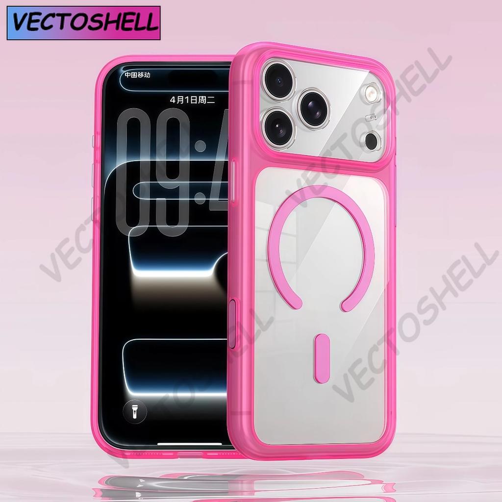 Brandneue Offizielle Klare Magnetische Handyhülle Für iPhone 17 ProMax Air 16Pro 15Pro 14Pro 17 Pro Max Für Magsafe Stoßfeste Hülle