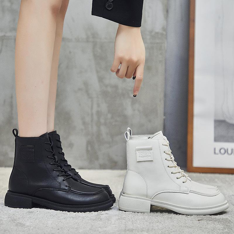 INS Trend Martin Boots Women's Fashion Casual Short Boots Comfortable Walking Boots Motorcycle Boots