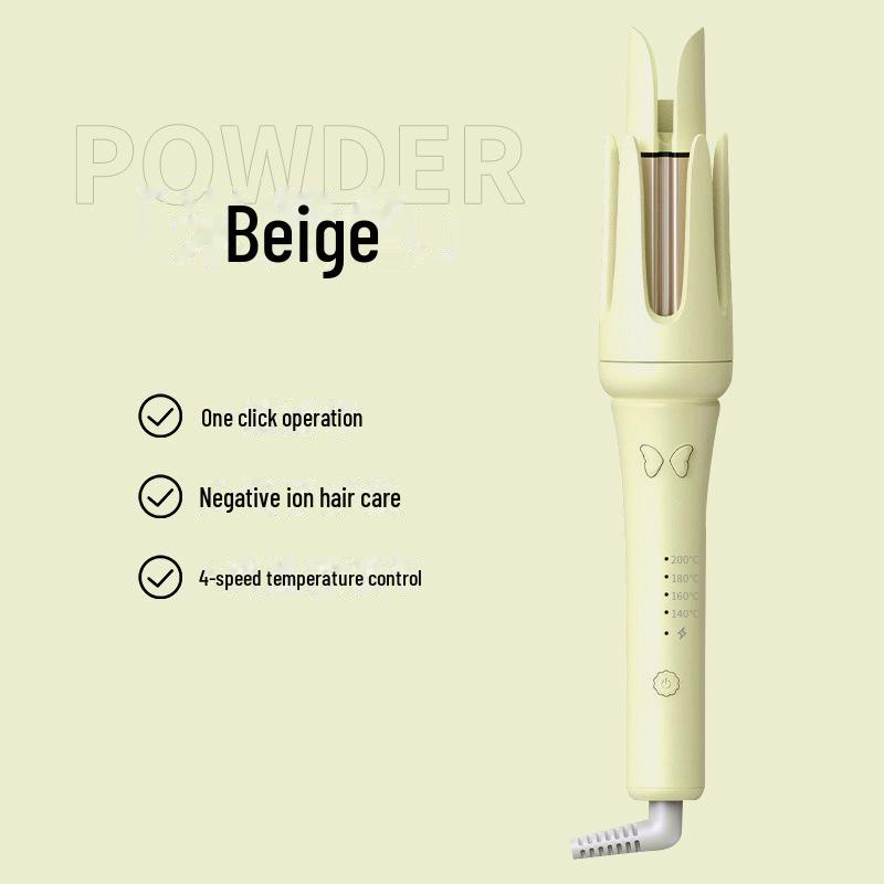 New Double Groove Wave Automatic Curling Iron - Negative Ion Technology for Hair Care, Prevents Damage.