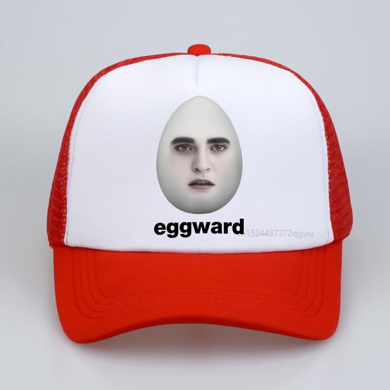 Twilight Eggward Meme hat Unisex Edward Cullen Parody Humor graphic baseball cap Casual Outdoor Mesh breathable Trucker hats