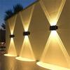 Up and Down Luminous Solar Wall Lamp Waterproof Minimalist Waterproof Wall Lamp Spotlight Dimming Motion Sensor