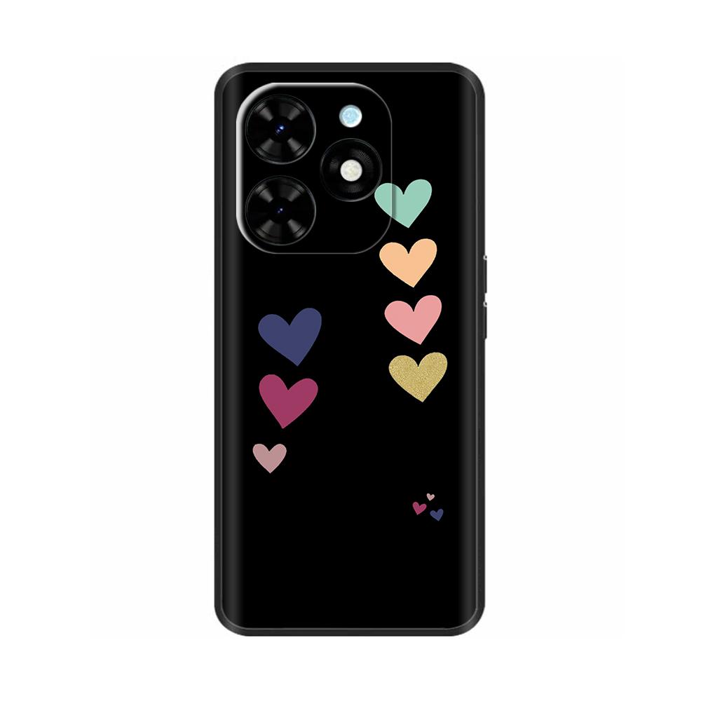 For Tecno Spark 20 Pro Case Soft Black Silicone Phone Case For Tecno Spark 20C Coque Spark20 Spark 20 Pro Bumper Cover Fundas