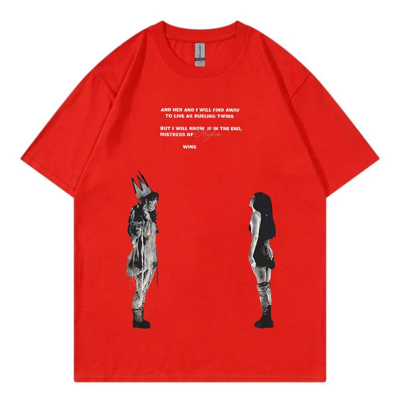 Lady Gaga The Mayhem Ball Tour 2025 Merch T-shirt Men Women Clothing Gothic Vintage T-shirts Fashion Casual Oversized T Shirts