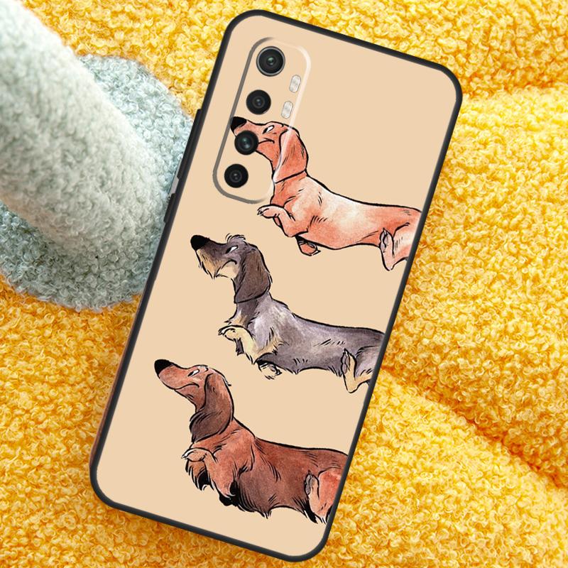 Cute Dachshunds Case For Xiaomi 15T 14T 13T 14 15 Ultra 17 Pro Max Cover For POCO F8 F7 F5 F6 X5 X6 X7 Pro