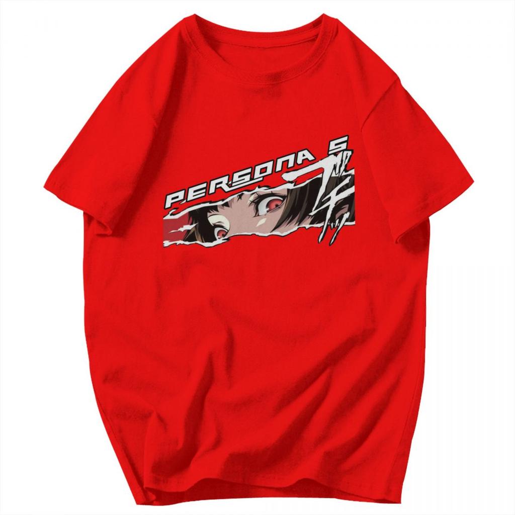 Men T Shirt Persona 5 Makoto Niijima Gifts Y2K Graphic Crewneck Unisex Clothing T Shirts