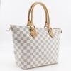 LOUIS VUITTON Saleya PM Handbag N51186 White Damier Azur Canvas Women Used