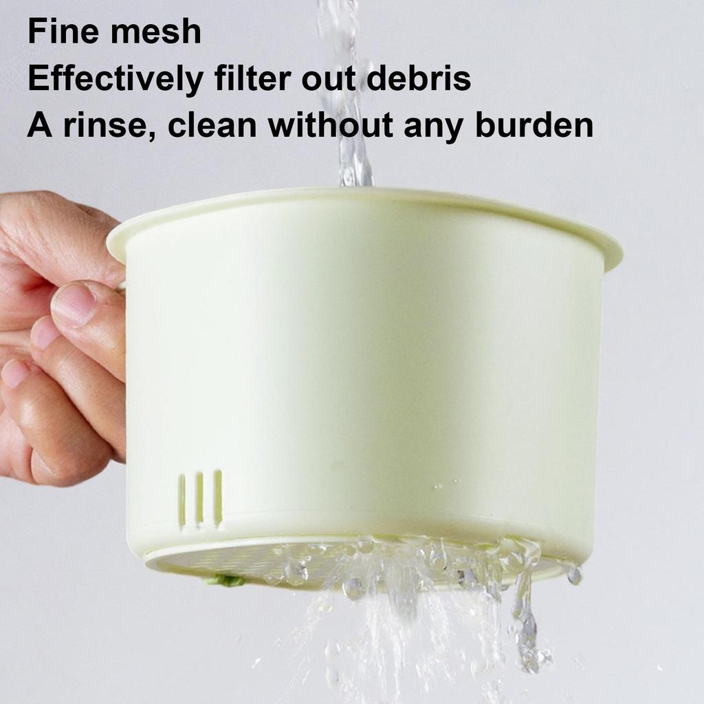 Küchenspülbecken Abfluss Hängekorb Küchen Essensfänger Gemüse Abtropfregal Wasserhahn Schmutzabscheider Filter für Wohnheim Hotel
