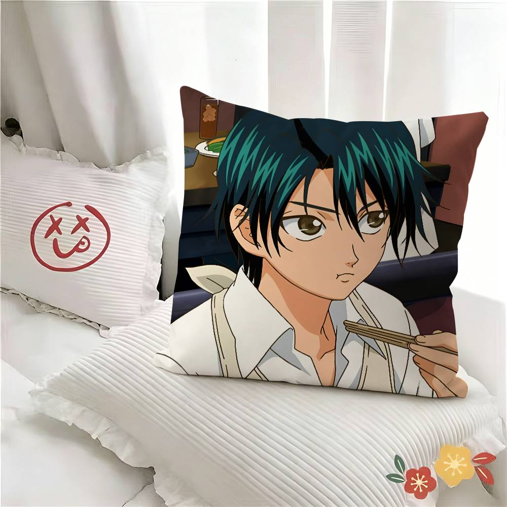 Federa Cuscino Anime Ryoma Echizen Moda Quadrata Federa Cuscino Camera da Letto Divano Stanza Decorazione Ins Tempo Libero
