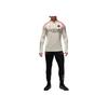 Jordan Color Block Letter Slim Fit High Neck Long Sleeve T-Shirt Men Tops Beige FQ2625-111