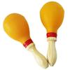 A-Star Maracas En Plastique À Poignées De Bois
