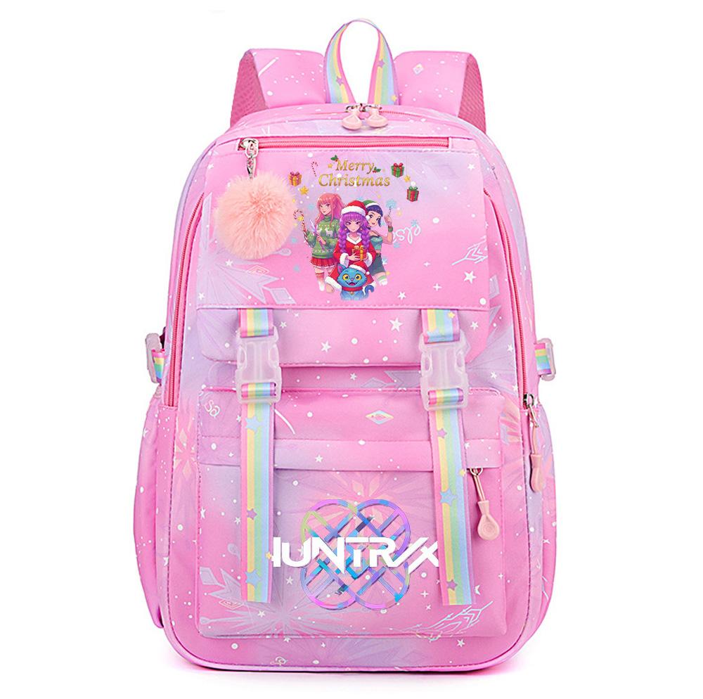 Christmas K-Pop Demon Hunters Printed Large Capacity Waterproof Backpack Teenger Student Girl Boy Schoolbag Bookbag waterproof Travel Bag Mochila