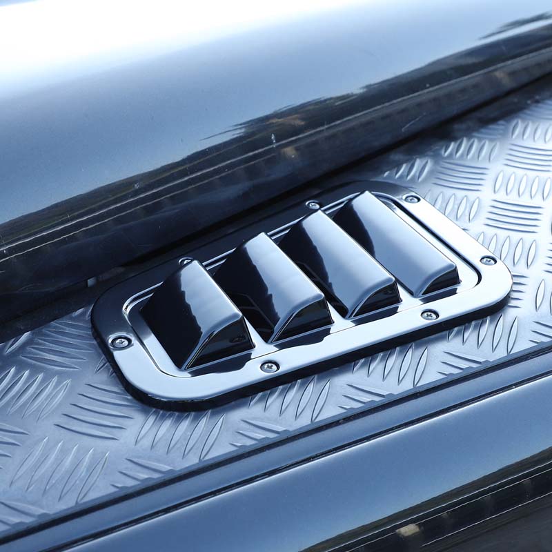 For Land Rover Defender 90 110 130 2004-2019 Car Front Engine Hood Bonnet Vents Hood Air Outlet Trim Cover Car Accessory