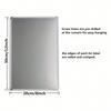 Decorative Metal Apple Wall Art with Checkered Pattern and Rustic Finish