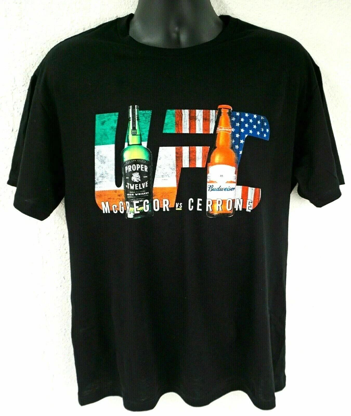 

Conor McGregor Cowboy Cerrone T-shirt MMA Fighting UFC 246 Men s Vintage Tee New 2XL