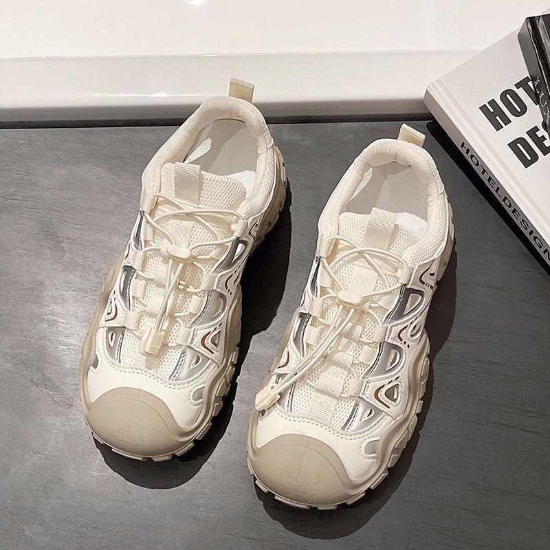 Thick-soled Hollow Dad Shoes Women's Summer New Non-slip Mountaineering Hole Shoes Sandals Outdoor Sports and Leisure Shoes
