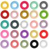 10Pcs 43mm Silicone Ring Beads Food Grade Teether Chew Ring For Jewelry Making Bracelets Pacifier Chain Beads Accessories